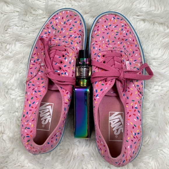 pink doughnut vans